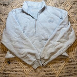 SET Active Wonens Sky Blue Zip-Up Sweater